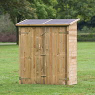 Tuinkast Gouda Ge&iuml;mpregneerd hout 150 x 70 x 173/185 cm