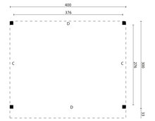 DHZ Overkapping Zoutelande 400 x 330 cm