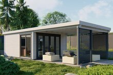 Blokhut Casper 900 x 400 x 236 cm - Tuinhuis