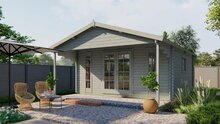 Blokhut Emiel 500 x 500 x 290 cm - Tuinhuis
