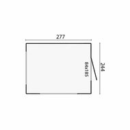 Kiosk Claus 277x244cm 19mm - Houten verkoopkraam