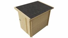 Blokhut Tuinhuis Aanbouw | 44 mm 