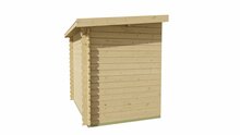 Blokhut Tuinhuis Aanbouw | 44 mm 