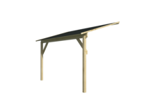Zijluifel 275 cm voor blokhut/tuinhuis
