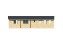 Blokhut Letterkenny 1120 x 595 x 304 cm - Prefab Houten Woning - Luxe Tuinhuis
