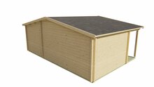 Blokhut Ollie 731 x 498 x 283 cm Wanddikte 70 mm - Prefab Woning Tuinhuis