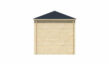 Blokhut Niklas met overkapping 575 x 250 x 259 cm - Tuinhuis