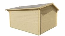 Blokhut Torrent 400 x 400 x 236 cm + Luifel 70 cm - Tuinhuis