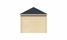 Blokhut Olson met overkapping 705 x 300 x 292 cm - Tuinhuis