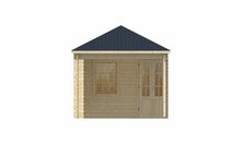Blokhut Olson met overkapping 705 x 300 x 292 cm - Tuinhuis