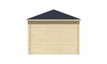 Blokhut Markku met overkapping 575 x 300 x 271 cm - Tuinhuis