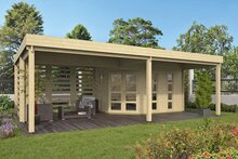 Blokhut Oletha 785 x 510 x 257 cm - Tuinhuis