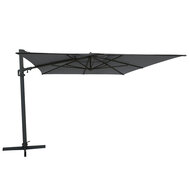 Zweefparasol Malta 300x400 cm antraciet met voet