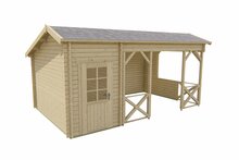 Blokhut Selma 578 x 350 x 279 cm - Kapschuur Tuinhuis