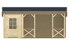 Blokhut Selma 578 x 350 x 279 cm - Kapschuur Tuinhuis