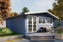 Blokhut Helle 600x600 cm - Tuinhuis