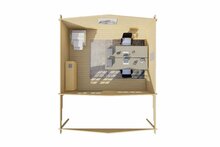 Blokhut Kristan 500x400 cm + luifel 200 cm - Tuinhuis