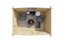 Blokhut Philip 350 x 250 cm - Tuinhuis