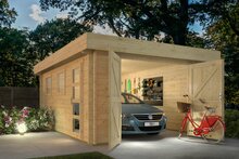 Garage Marketta 380 x 536 cm - Plat dak