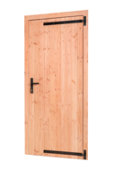 Red Class Wood Dichte Binnendeur &ndash; 1000x2050 mm &ndash; Rechtsdraaiend