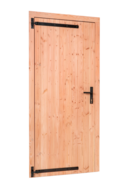 Red Class Wood Dichte Binnendeur &ndash; 1000x2050 mm &ndash; Linksdraaiend