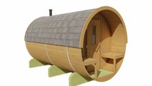 Saunabarrel &Oslash;205 x 350 cm | 42 mm | Thermowood