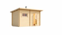 Sauna huis Jakobstad | 40 mm | onbehandeld