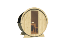 Barelsauna vurenhout &Oslash;205x160 cm - saunabarrel 
