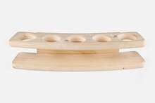Houten flessenhouder Hottub voor 5 flessen