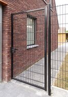 Enkele Poort 100 cm breed voor Dubbelstaafmat