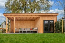 Deluxe buitenverblijf Elite 750 x 350 cm 
