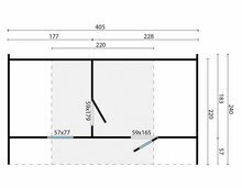 Sauna Oval 42mm - onbehandeld vuren 