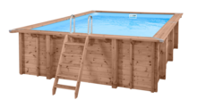 Luxe houten zwembad Playa Lagun 600 x 419 x 131 cm