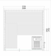 Binnensauna Panorama L