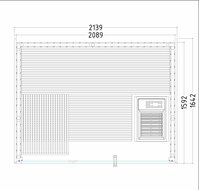 Binnensauna Panorama S