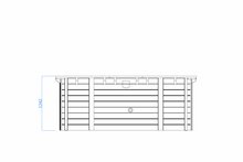 Luxe houten zwembad Santa Cruz 502 x 322 x 124 cm