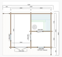 Saunahuis Puolanka - 40 mm