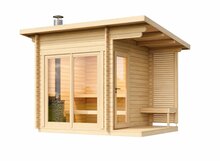 Saunahuis Tampere S - 40 mm onbehandeld