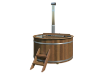 Hottub met interne RVS kachel &Oslash;180 cm thermowood