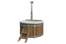 Hottub met interne RVS kachel &Oslash;180 cm thermowood