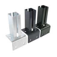 Voetplaat voor paal 6,0x6,0 cm