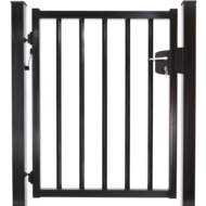 Enkele spijlenpoort vierkant vlak 150 cm