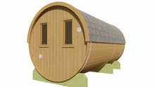 Barrelsauna Thermowood Ø205 x 400 - Saunabarrel 400cm