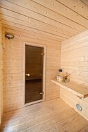 Sauna Oval 42mm - onbehandeld vuren