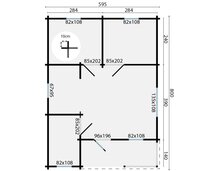 Blokhut Kay 595 x 800 