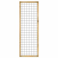 Gaaselement vuurverzinkt 60 x 180 cm met Grenen groen ge&iuml;mpregneerd kader 4,5 x 4,5  cm