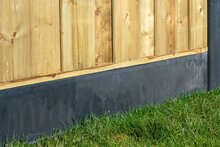 Beton-onderplaat Antraciet 24 x 3,5 cm Glad