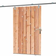 Tuinpoort schuifsysteem Red Class Wood 130 x 195 cm