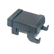 Kunststof insteekdop met haakjes tbv paal 60 x 40 mm