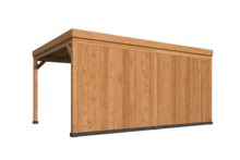Kapschuur Kiruna, type 1 - 538 x 378 cm - Zwart gespoten